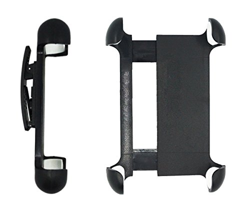 Universal Kickstand Holster With Belt Clip And Car Mount Hooker For Cell Phones & Cases | Fit Iphone, Galaxy, Droid, Nexus, Otterbox, Lifeproof, Case Mate, Tech21, Griffin, Incipio, Ballistic (Medium) #TOP3