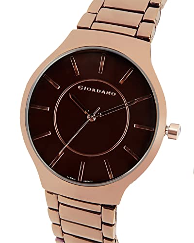 Image of Giordano Analog Stylish Watch for Women's Water Resistant Fashion Watch Round Shape with Stainless Steel Case Wrist Watch for Women /Ladies /Girls to Compliment Your Look /Ideal Gift for Women's-GZ-60044