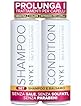 NYK1 Set Di Shampoo Senza Solfati E Balsamo (500ml x 2) Set Di Shampoo Senza Sale Post Cheratina E Balsamo Per Extension E Capelli Colorati - Detersione Delicata E Previene La Rottura Dei Capelli