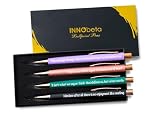 InnoBeta Jane Austen Gifts for Women & Pride and Prejudice Gifts - Ballpoint Pen Set of 4 with...
