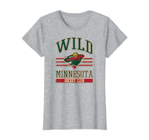 Minnesota Wild Hockey Club Gray Officially Licensed T-Shirt