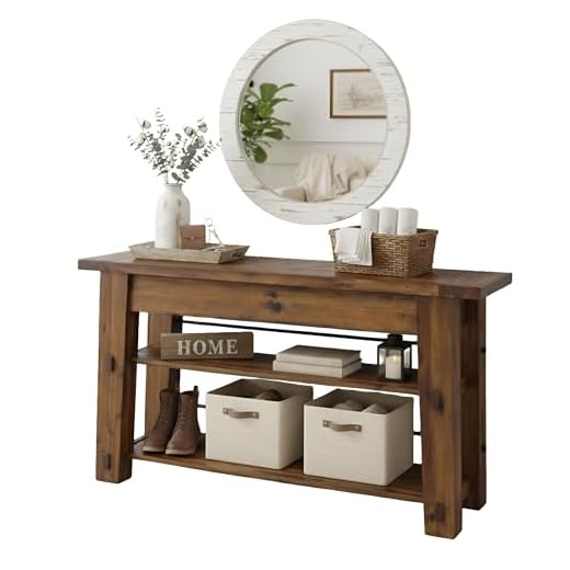 Durango 54-Inch Farmhouse-Industrial Console Table