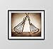 Vintage Lacrosse sticks Crossed Upside Down on Vintage Background (UNFRAMED) Fine Art Photography Print, Lacrosse Artwork, Lacrosse Sticks, Lacrosse Photos