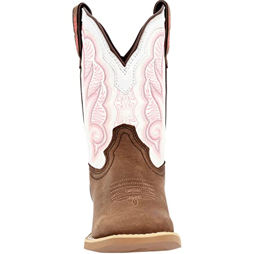 Image of Durango Lil' Rebel Pro Big Kid's Trail Brown and White Western Boot