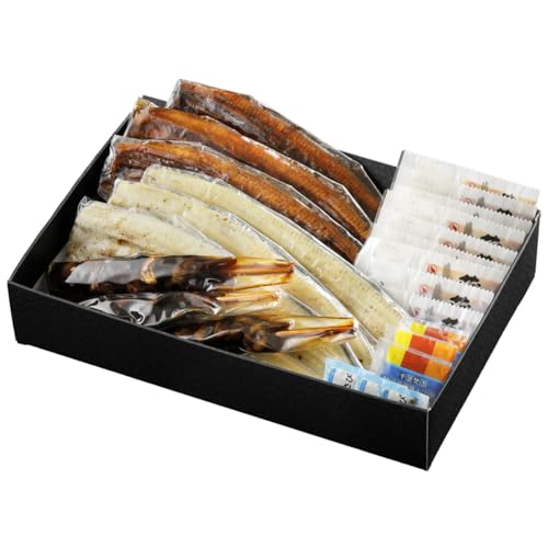 浜名湖産 魚魚一 うなぎ詰合せ 松セット 蒲焼 白焼 肝焼 焼塩 わさび 各3 たれ 粉山椒付き 鰻【北海道・沖縄県・離島 配送不可】