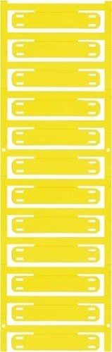 Repère de fils jaune Weidmüller SFX 11/60 pour organiser les armoires électriques