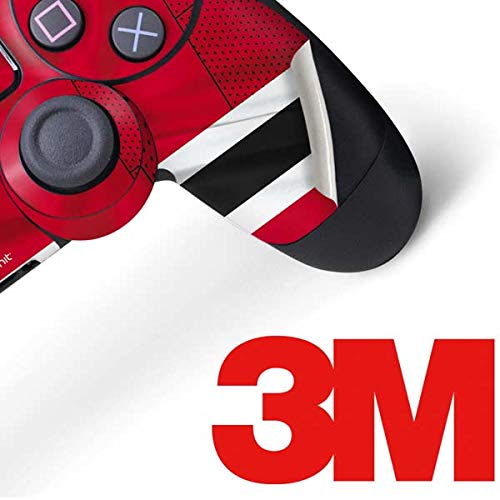 Skinit Decal Gaming Skin Compatible with PS4 Controller - Officially Licensed NHL New Jersey Devils Home Jersey Design