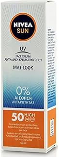 Nivea Sun UV Sunscreen Face Shine Control Cream for Mat Look SPF50, 50ml