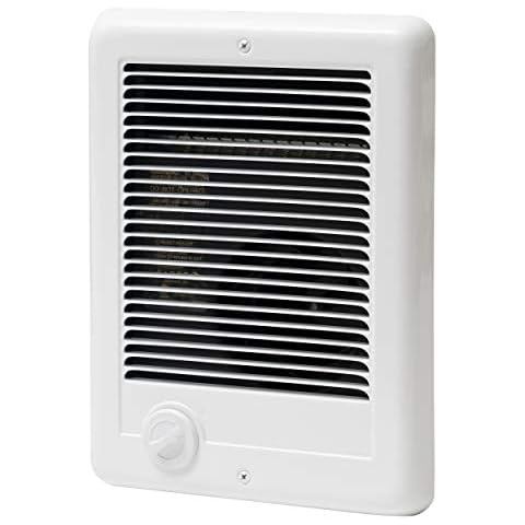 Cadet Com-Pak Electric Wall Heater Complete Unit with Thermostat (Model: CSC151TW, Part: 67509), 5120 BTU, 120 Volt, 1500 Watt, White Cover