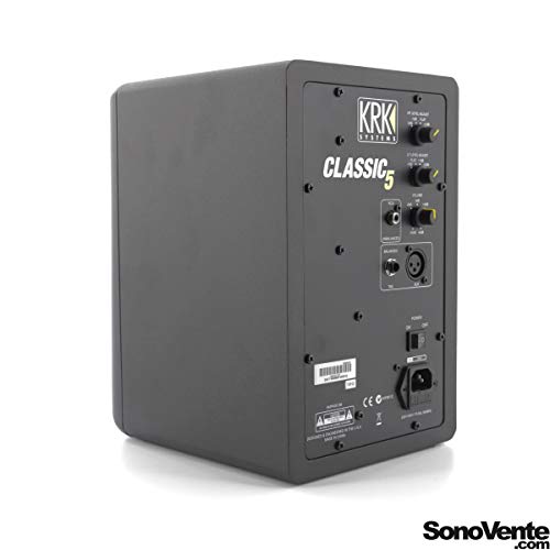 Krk Classic 5 Professional Bi-Amp 5" Powered Studio Monitor,Black #TOP2