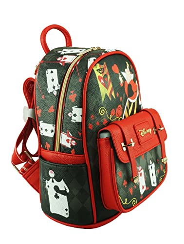 Wondapop Disney Queen of Hearts 11" Vegan Leather Fashion Mini Backpack3