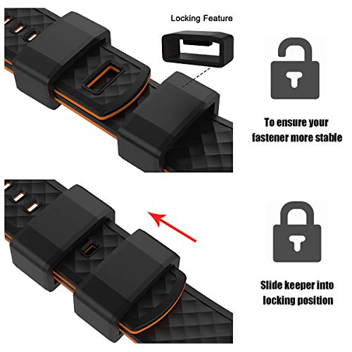 Ritche 22Mm Silicone Watch Band Compatible With Samsung Galaxy Watch 3 (45Mm) Samsung Gear S3 Classic Watch Quick Release Rubber Watch Bands For Men Women #TOP4