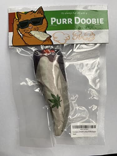 Purr Doobie - a Catnip Joint- Plush Doll shapped Like a Joint and Filled with Catnip and Cotton. Novelty Toy. Cat Toy/Gag Gift; White Elephant, 420 celebrationi image 5