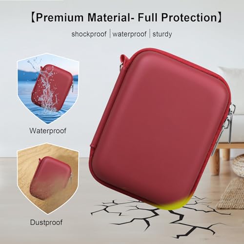 Funda rígida para cámara digital Kodak PIXPRO C1 roja miniatura 5