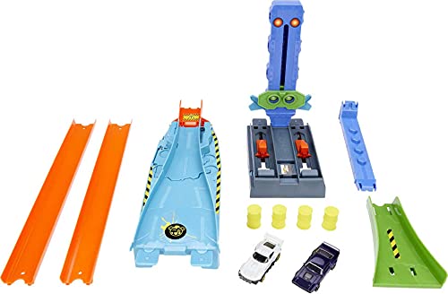 Hot Wheels Spy Racers Velozes e Furiosos Pista de Desafios, Inclui 2 Veículos, Mattel