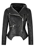 Cette veste est composée à 100% de cuir d'agneau véritable. Ceci est la veste en cuir arrivée la plus récente et la plus récente, avec un devant raccourci,