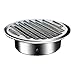 Round Vent Cover 4 Inch Stainless Steel Soffit Vent Built-In Screen Mesh Air Ventilation Cover for Bathroom Office Kitchen Round, Soffit, Shed, Bathroom, Air