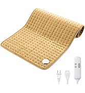 XXX-Large King Size Heating Pad for Pain Relief, 18" X 33" Fast Heating Pad with 2H Auto Shut Off...
