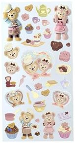 Amazon Co Jp 13年バレンタイン限定 スウィート ダッフィー ダッフィー シェリーメイ シール ディズニーシー限定 おもちゃ