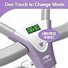 leikefitness Height Adjustable Ab Trainer Abdominal Whole Body Workout Machine Waist Cruncher Core Toner Leg Thighs Buttocks Shaper with LCD Monitor AB9380 (White)