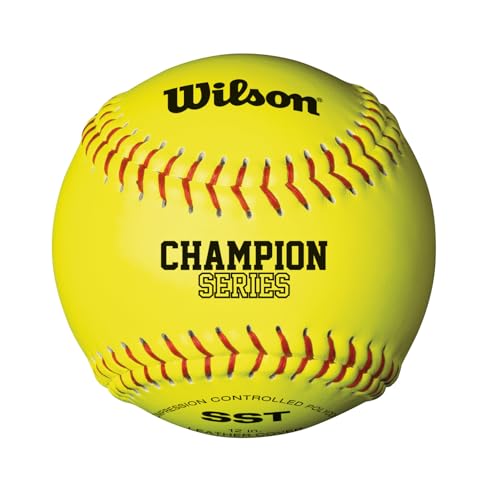 Balle Wilson A9031 Fastpitch avec coutures SST surélevées pour trajectoire précise
