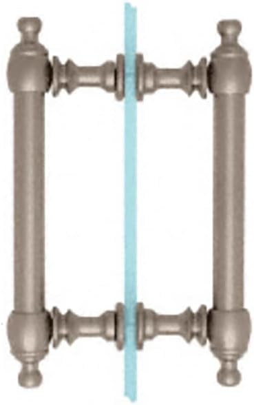 C.R. LAURENCE C0L6X6BN CRL Brushed Nickel 6 Colonial Style Back-to-Back Pull Handles