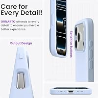 ORNARTO für iPhone 17 Pro Hülle aus Silikon 6,3 Zoll - Baby Blau – Ansicht 5