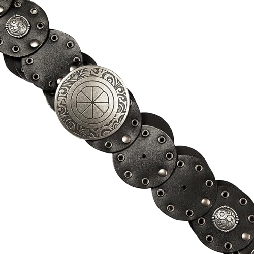 Image of Lucky Brand Women's Western Leather Belt | Classic | Fashion | Vintage | Buffalo Leather | Western-Inspired