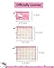 Hello Kitty Travel Pouch 3-Pack Official License, Zipper Pouch Set of 3 in Different Sizes, Makeup Bag, VA702851L.NJ