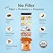 kin+kind Healthy Poops - Organic Pumpkin Powder for Dogs and Cats - Digestive and Probiotic Support w/Prebiotics & Fiber Powder - Cat & Dog Vitamins and Supplements for Sensitive Stomach - 3 x 4 oz