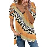 GFPGNDFHG dresswell Damen Pulli Damen Pullover Kurzarm Damen Leder Bluse Damen Langarmshirts für Damen Long pullis für Damen beige Bluse Damen weisses Shirt Damen Jeans Hemd Frauen