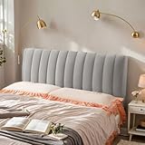 Excellente solution pour protéger et améliorer votre tête de lit : Cette housse de tête de lit est un moyen pratique de cacher et de protéger votre tête de lit king-size ou votre tête de lit super king-size, offrant un look frais et propre.