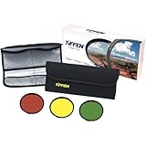 Tiffen Black & White Filter Kit (Yellow, Red, Green and Pouch), - 67mm