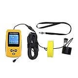 Hcyx Fischfinder Kleine tragbare Kajak Sonar Handheld Fischfinder Eisfischen Castable Echolot Boot Fischer Geschenke
