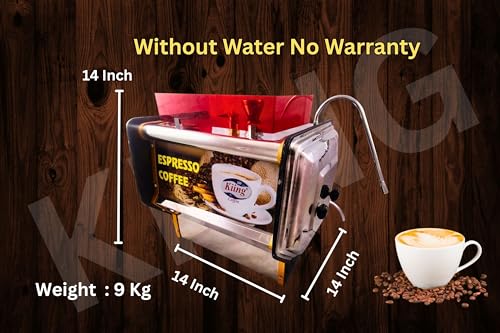 Image of KIING Espresso Coffee Machine 14 inch Capacity 3 Liter 130 Cups at a time for Shops & Banquet Halls