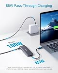 Anker USB C Hub, 5-in-1 USBC to HDMI Splitter with 4K Display, 1 x Powered USB-C 5Gbps & 2×Powered USB-A 3.0 5Gbps Data Ports for MacBook Pro, MacBook Air, Dell and More
