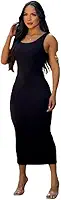 Vestido Tubo Midi de Malha Canelado Ribanna