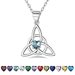 03. Celtic Knot Necklace (March-Aquamarine)