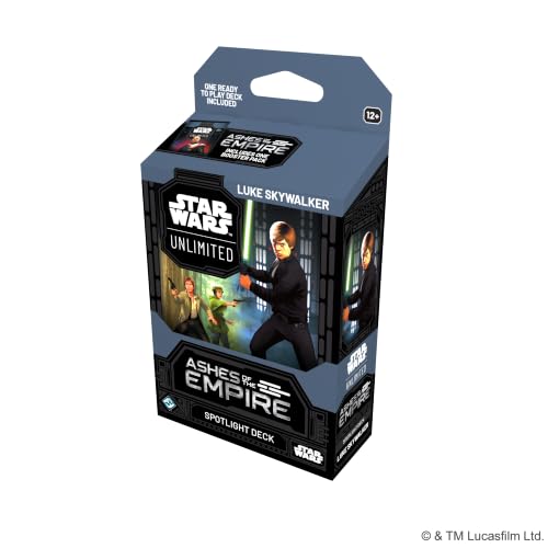 Star Wars: Unlimited TCG Ashes of the Empire Luke Skywalker Spotlight Deck by Asmodee - Used condition - Image 5