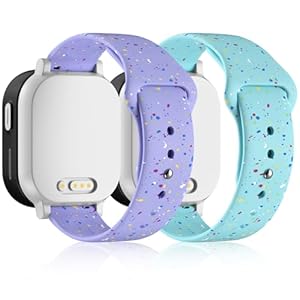 Hexasider 2 Stück Kinder Armband Kompatibel mit Xplora X6 Play/Gen 2/Xplora X6 Pro/Anio 5/Anio 6, 20mm Silikon Kids Smartwatch Ersatzband Armbänder Zubehör für Mädchen Jungen