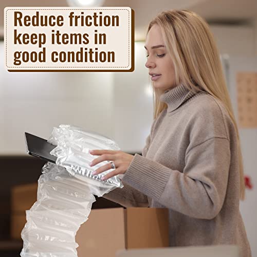 Air Pillows For Shipping, 984 Ft X 4" X 8", Air Bags Inflatable Air Pillow Cushion Film Roll Air Pillow Wrap Cushioning Box Void Filler Packing Materials For Fragile Items Moving Packaging (2 Rolls) #TOP6