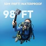 SJCAM SJ4000 4K Action Camera with 64GB Card,40MP EIS Stabilization,3-Axis Motorcycle Helmet Sport Camera, 170° FOV | 30M Waterproof Underwater Camera, 5X Zoom,Dual Batteries - Image 6