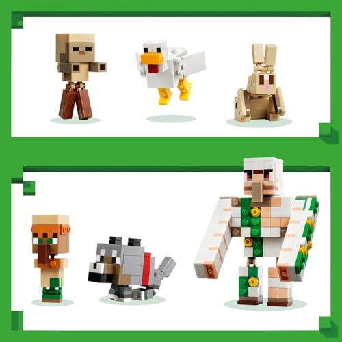 Image of LEGO Minecraft Chicken Jockey Desert Attack - Minecraft Characters Building Toy - 21592