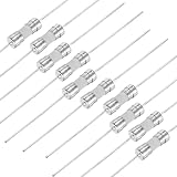 QUARKZMAN Träge Schmelzsicherung Zeitverzögerung Drahtkeramiksicherungen 3,6mm x 10mm 250V T10A 10Stk