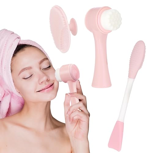 Expressions 3pc Facial Cleansing & Exfoliating Set - Complete Face Cleanser Collection