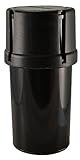 MedTainer Storage Container w/ Built-In Grinder - Black