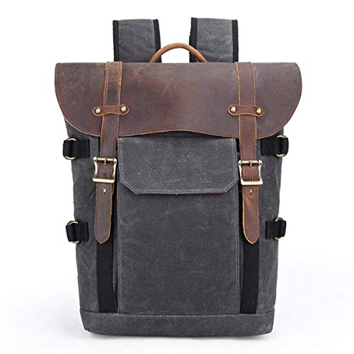 Waterproof Large Capacity SLR Camera Backpack, Shockproof Leisure Travel Bag Outdoor Camera Rucksack With Rain Cover For Laptop Tripod Lens And Accessories -30*19.5*43cm Dark Gray Backpack outdoor bac