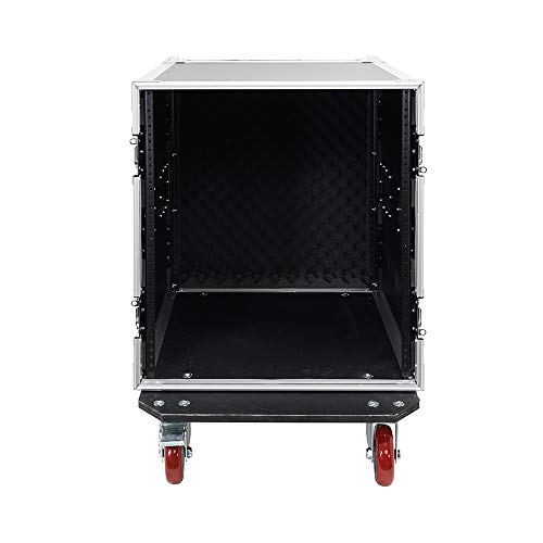 Seismic Audio - 12 Space Pro Audio Dj Road Rack Case With Casters - 12U Pro Tour Grade Rack #TOP4
