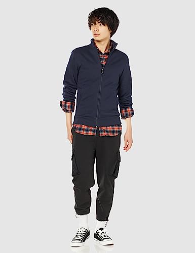 Amazon Essentials Men's Full-Zip Fleece Mock Neck Sweatshirt, Navy, Xx-Large #TOP1