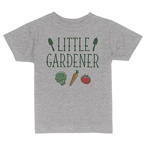 Little Gardener Toddler Kids T-Shirt 2T Heather Grey